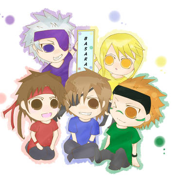 何となく描いた5人