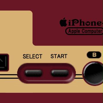iPhone4用クリアカバーシート　Ⅰコン