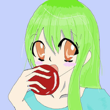 緑髪LOVE(ノω`*)