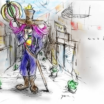 たばこでもふかしながら
