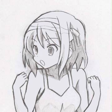 ハルヒ模写