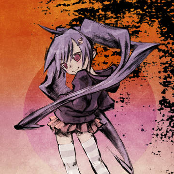 パーカ少女