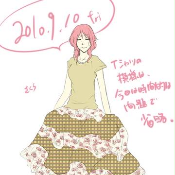 【絵の練習に】ケータイ擬人化で【今日の服③】