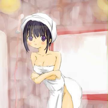ＳＡＩ練習　風呂上り少女