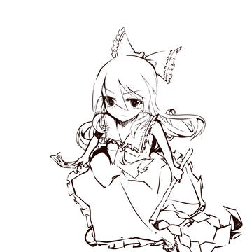 落書き（霊夢）