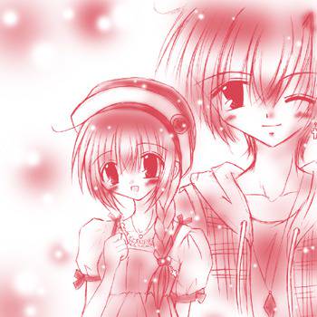 元気少年とおっとり少女