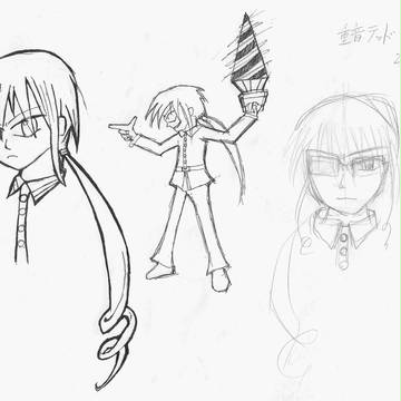 落書き：重音テッド
