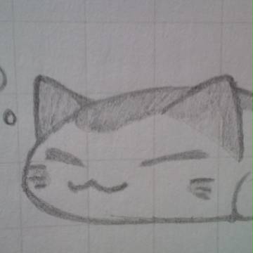 ノートを書いてる時の俺の心情をらくがきしてみた