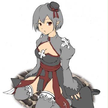 【らくがき】黒アークビショップ