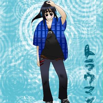 オタマロさんを擬人化したらこうなったんだ