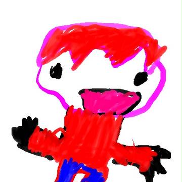 ５歳の従弟が描いてくれました。