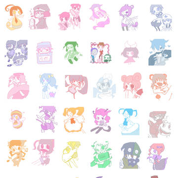 オリジナルだけで埋めてみた