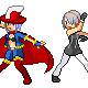 リック２２とクリオが　しょうぶを　しかけてきた！