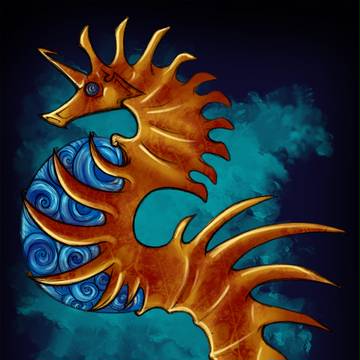 Rusty Seahorse