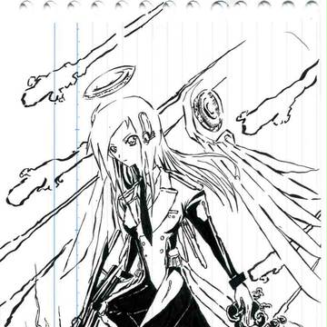 Original;『人工天使』落描きスキャン