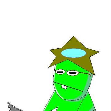 κ（カッパー）くん 槍を持つ