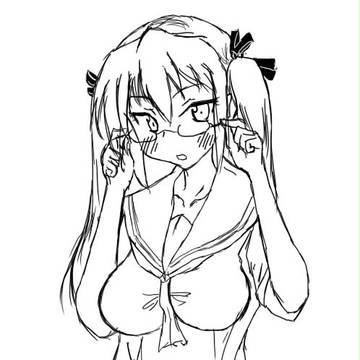 メガネっ子