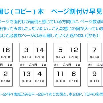 中綴じ早見表