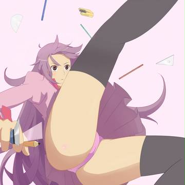 戦場ヶ原ひたぎ丸見え!