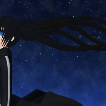 闇を駆ける星に願いを