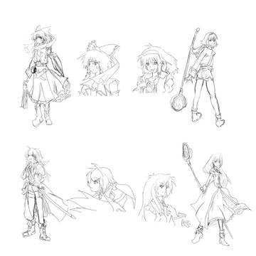 東方キャラでWAAC:Fのキャラ描いてみたッ！