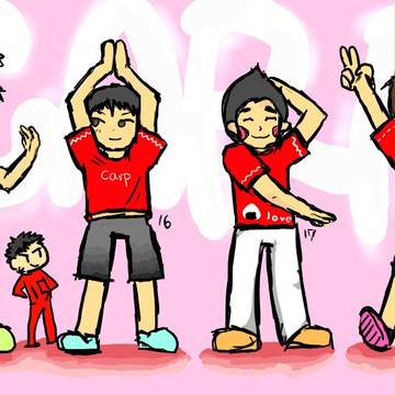 投手陣でＣＣダンス