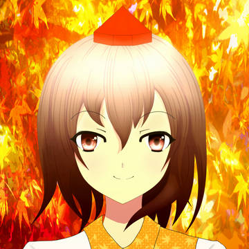 秋の日差しの中で