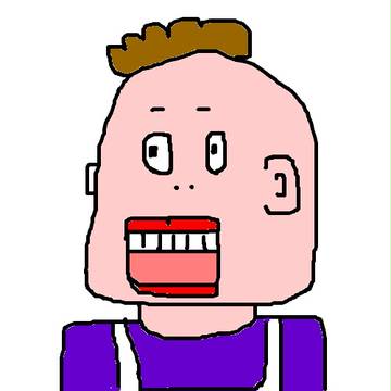 美術1の俺が描いた、うろ覚え「あたしンちの母」