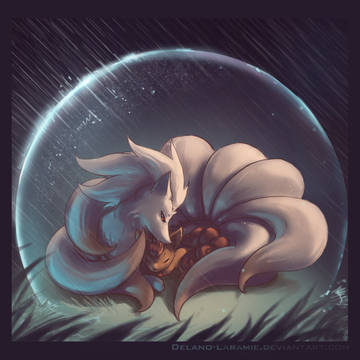 Ninetales e Vulpix