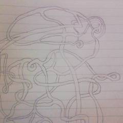 描いてたら