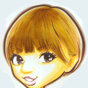 篠田麻里子 似顔絵