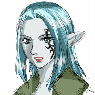 エレゼン♀ 落書き