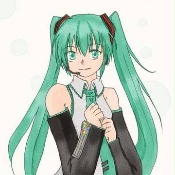 初描きミク