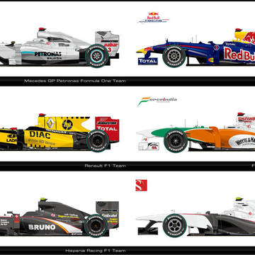 F1 2010 オールチームマシン