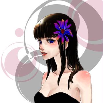 黒髪