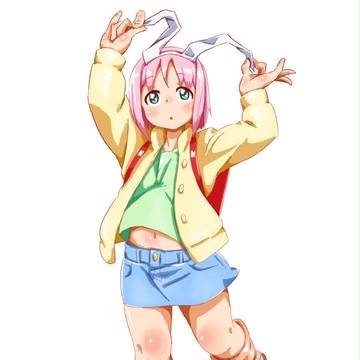 うさみみカチューシャを付けたＪＳ