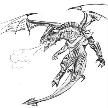 Pencil Dragon