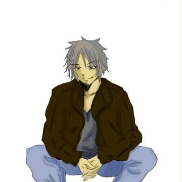 男の人座ったはる←