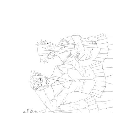 バナナイス線画