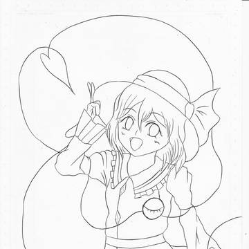 古明地こいしの下絵01