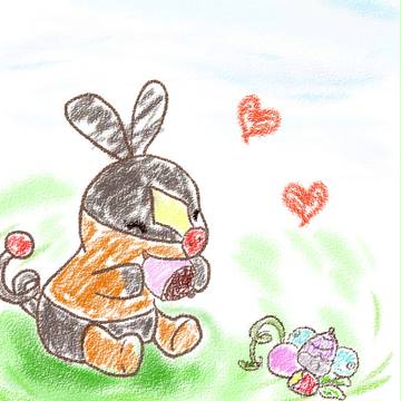 もぐもぐ