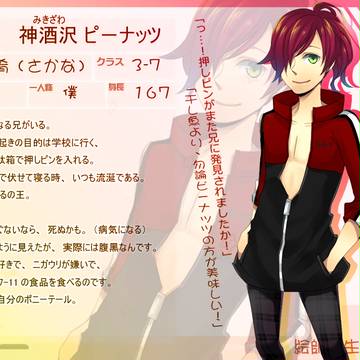 【絵師】神酒沢 ピ－ナッツ【学生化】