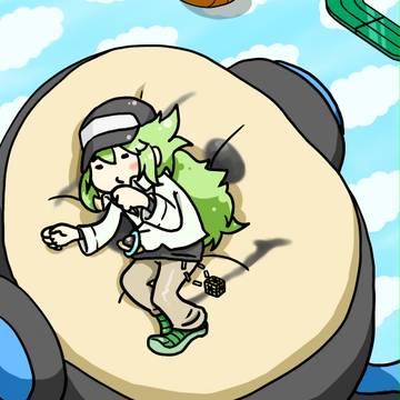 特大サイズのオタマロクッション