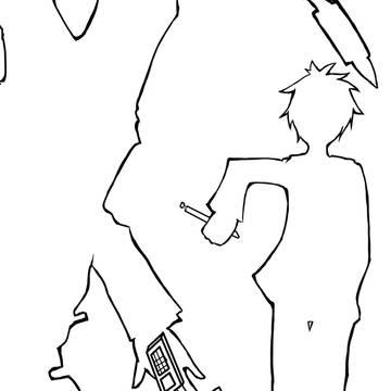 帝人　線画