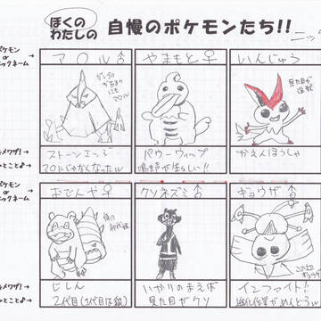 自慢のニックネームたち