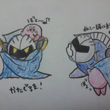 もっとらくがきめたさんとカービィ