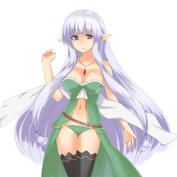 銀髪ナガミミさん