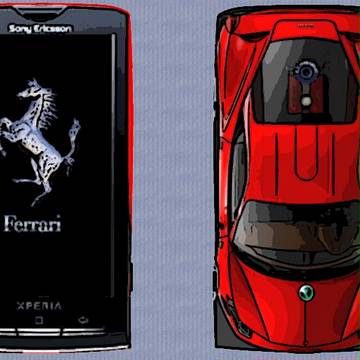 Xperia カバー　Ver.Ferrari