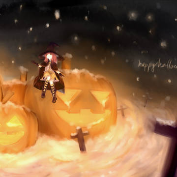 まさかのホワイトハロウィン