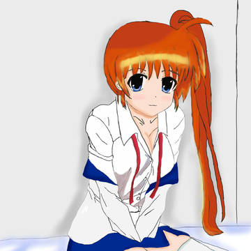 高町なのは教導隊の制服を少しはだけさせてみた